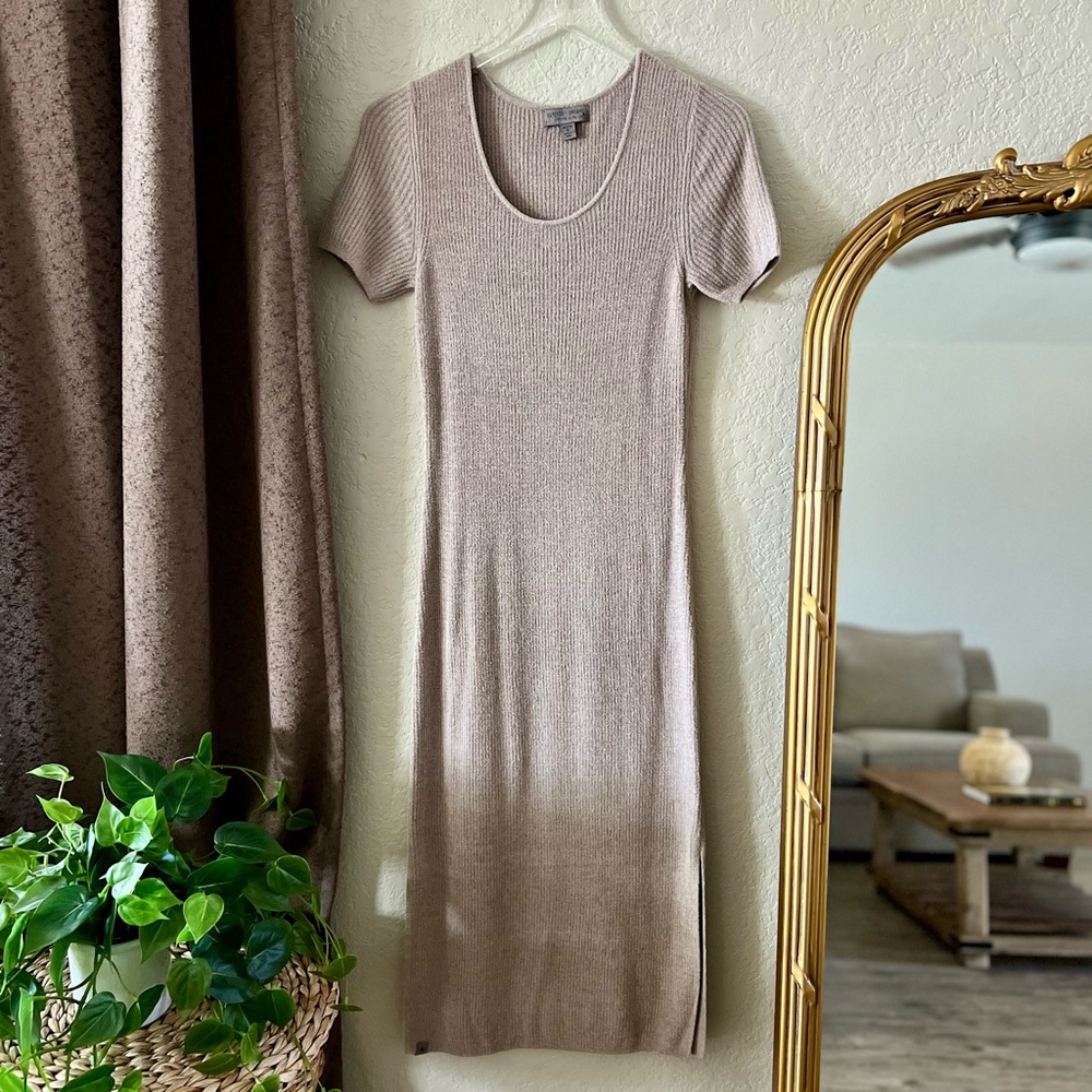 Barefoot Dreams CozyChic Ultra Lite Ribbed Short Sleeve Dress